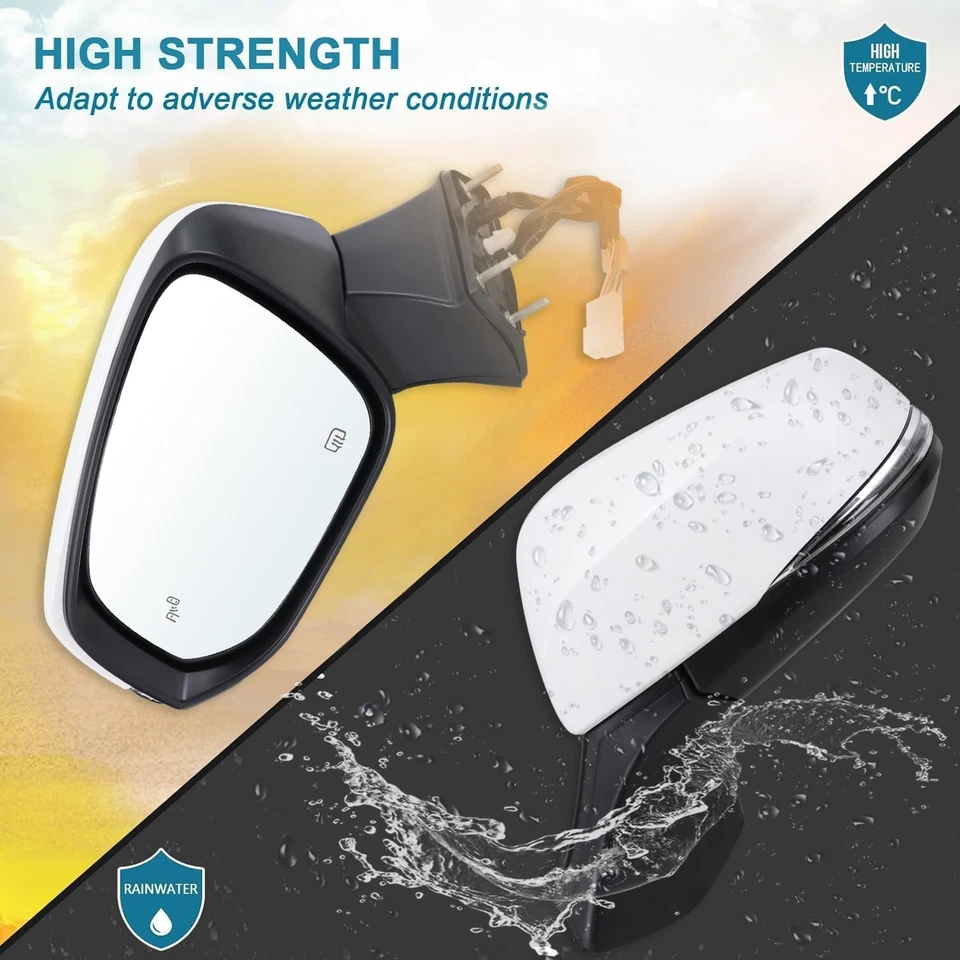 Left Driver Side Mirror Compatible With 2020-2025 Toyota Highlander - Image 4 of 4