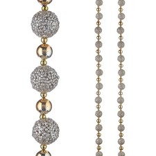 RAZ Imports Garland, Glittered Ball - 6' G3502378