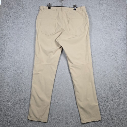 Lululemon athletica Pants Mens Size 34x32 Classic Fit Wardstream Nomad Chino - Picture 5 of 12