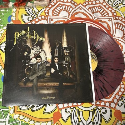 Panic at the Disco Vices and Virtues LP Colored Vinyl Maroon/Black Hot Topic