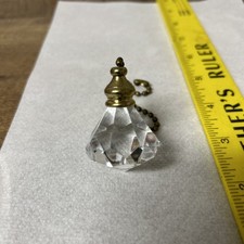 Ceiling Fan Pull Chain Extension Pendant Light Lamp Acrylic