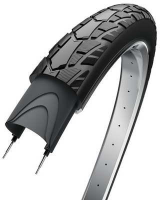 Reifen Edge Performance Tour 28 x 1 1/2'' / 40-635  - Schwarz mit Reflexstreifen