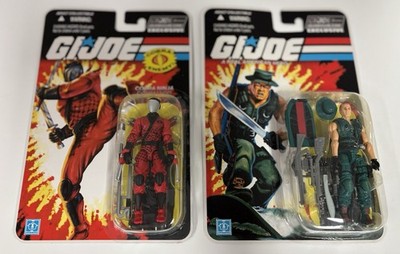 2015 G.I. Joe Collectors  Club V3 FSS 3.0 Cobra Slice & Muskrat MOC