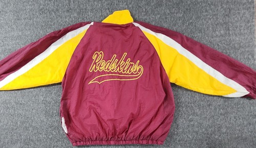 Vtg Washington Redskins Jacket Mens XL NFL Gameday Spellout 90s Windbreaker - Picture 7 of 19