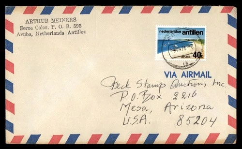 Mayfairstamps Netherlands 1976 Aruba to Mesa AZ Cover aax_66797