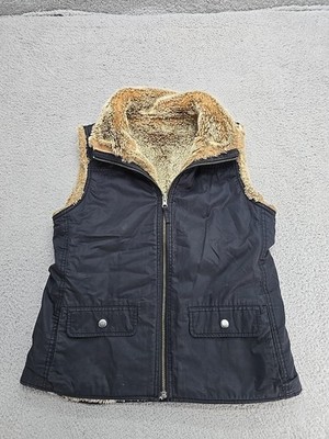 GAP Faux Fur Lined Vest Women