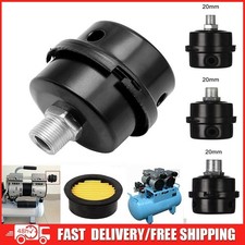 2x Filter Metal Air Compressor Intake Filter Noise Muffler Silencer 12 20mm 2x Filter Metal Air Compressor Intake Filter Noise Muffler Silencer 12 20mm