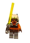 Lego Star Wars Minifigure Ahsoka Tano from set 7675 AT-TE including lightsaber