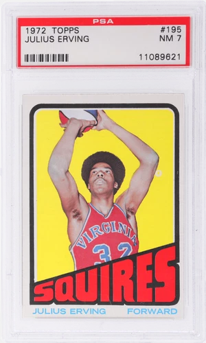 1972 Topps Julius Erving #195 PSA 7 Rookie RC