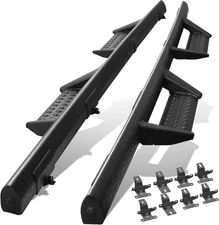 BINARY STAR Curve Design Running Boards Compatible with Vehicle 2020-2025 Jee...