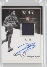 2018 Panini Noir Rookie Black and White 42/99 Troy Brown Jr #314 Patch Auto n0c