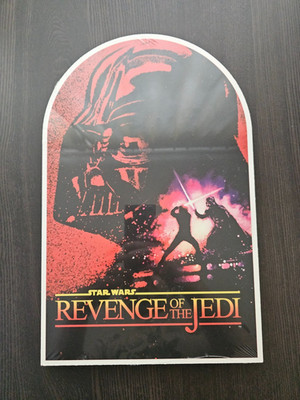 REGAL ROBOT STAR WARS RETURN / RACHE DER JEDI HOLZPLAKETTE
