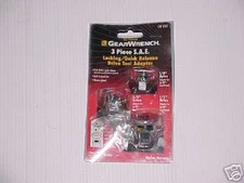 GearWrench 3pc SAE Locking/Quick Release Tool Adapter EHT 9231