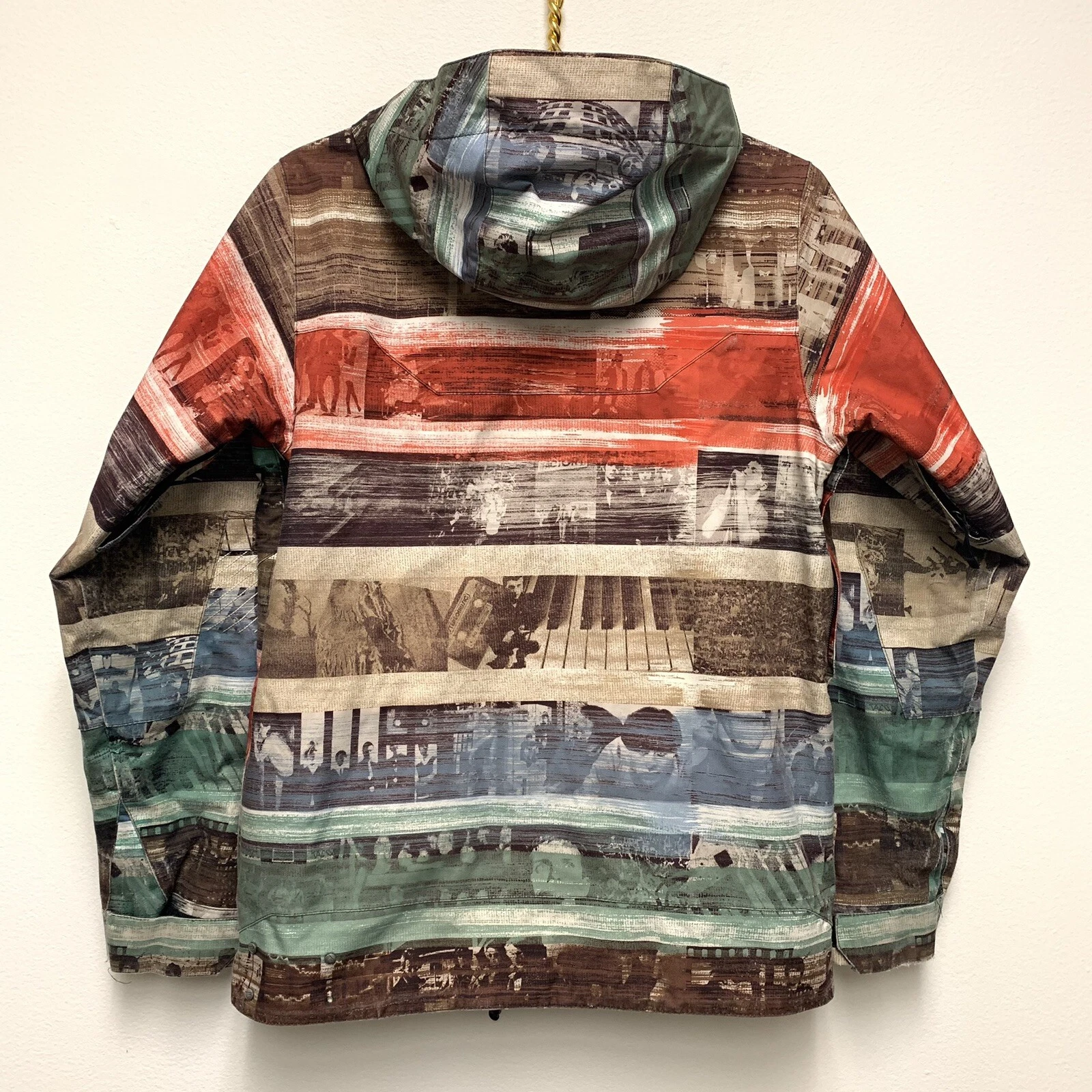 burton collection transmission snowboard ski hooded jacket