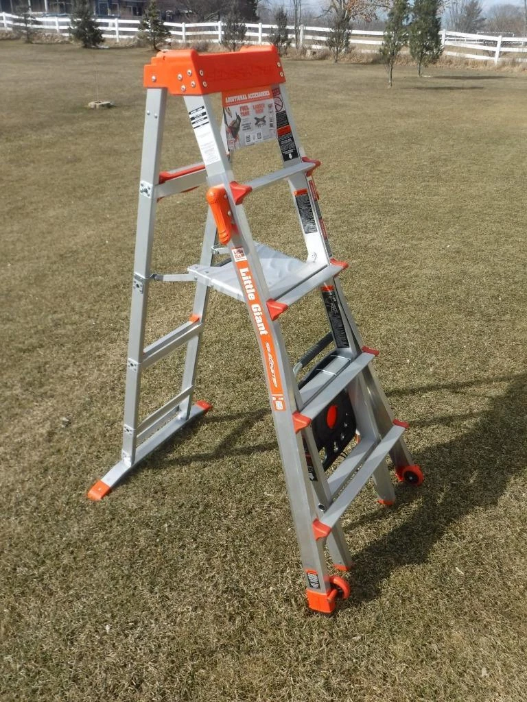 Little giant adjustable step ladder deals