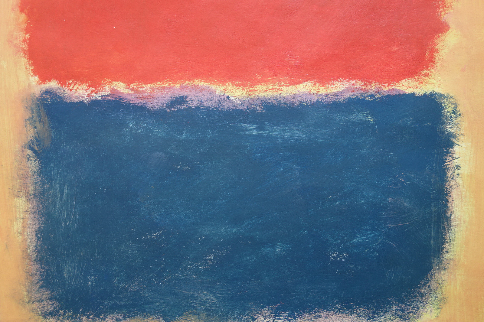 Fine unique painting – Expressive composition, signed Mark Rothko, w COA