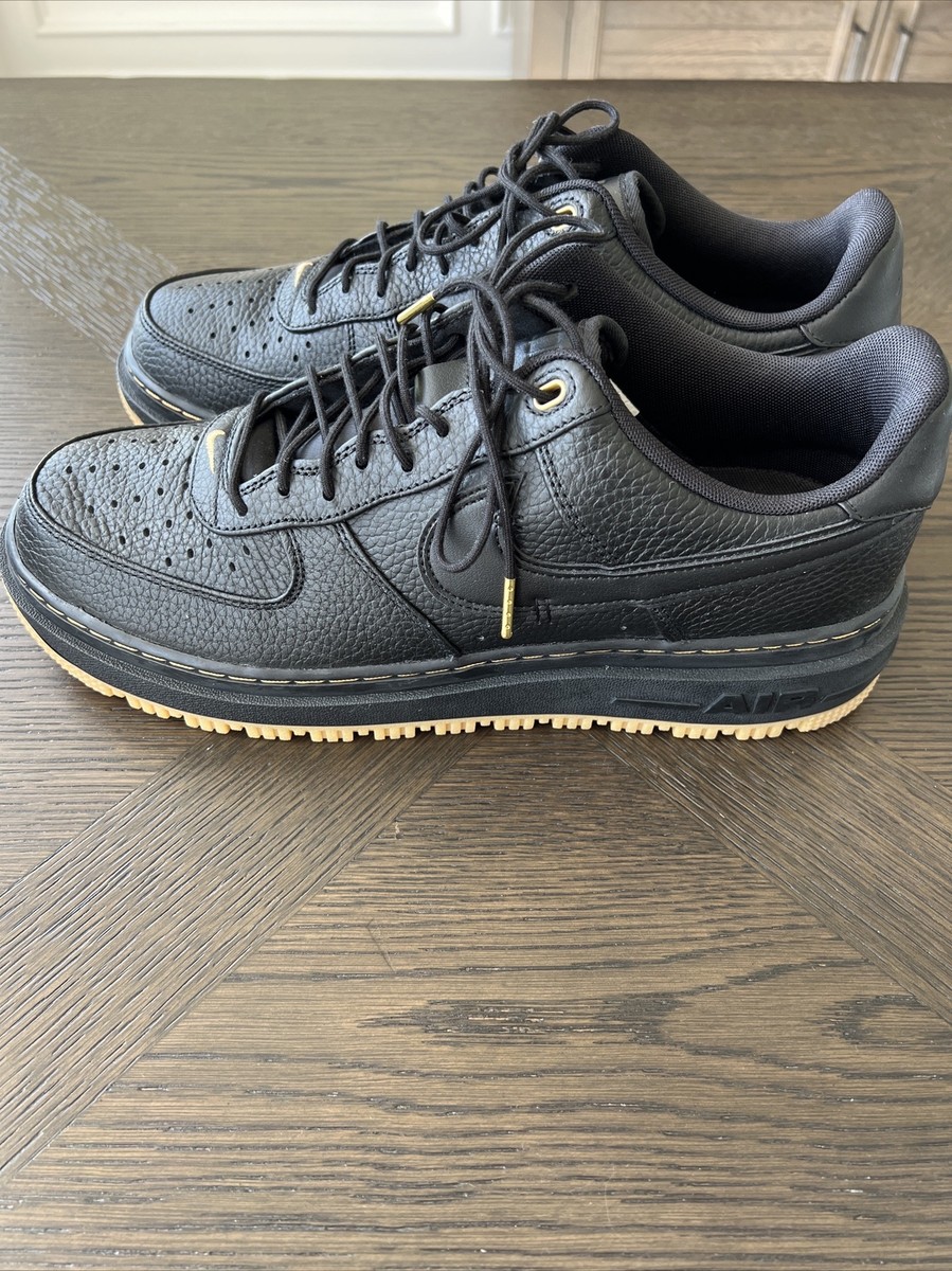 Nike Air Force 1 Low Luxe Black Gum Men's Size 13 DB4109-001 New
