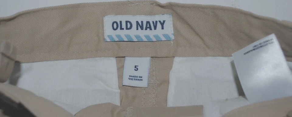 Pantalones Cortos Antiguos Azul Marino Unisex Juveniles Beige Caqui Uniforme Escolar Pantalones Niño Talla 5 Nuevos con Etiquetas Foto 4 de 4