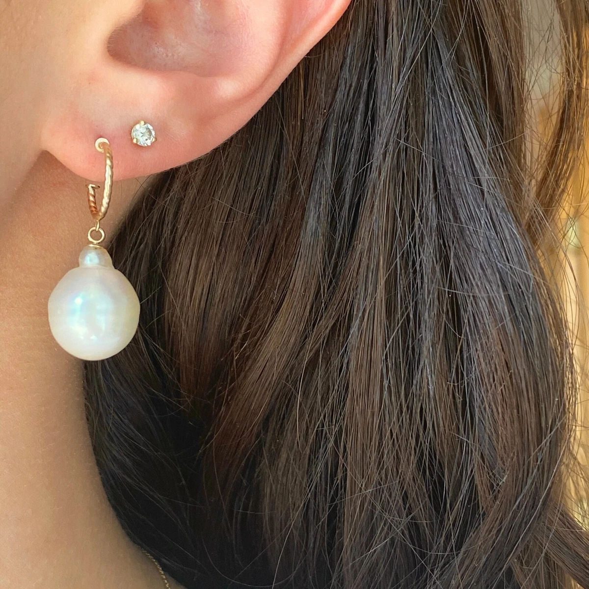 Paspaley pearl studs sale