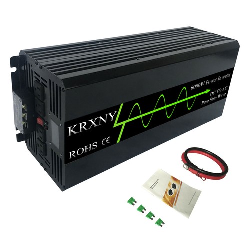 6000W Off Grid Solar Power Inverter Pure Sine Wave 24V 48V DC to 110V 230V AC - Picture 3 of 12