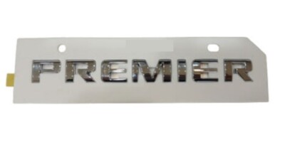 OEM P84313995 ' P R E M I E R ' Silver Emblem for Chevrolet Malibu 2020~2025 Ems