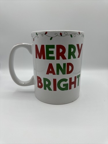 Christmas Holiday Large Oversized Mug Coffee Table Top Decoration 6.25” Tall - Picture 1 of 9
