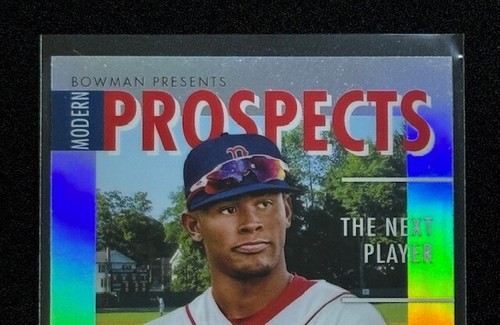 2023 Bowman - Modern Prospects Ceddanne Rafaela #MP-6 (RC) Boston REDSOX - Picture 2 of 4