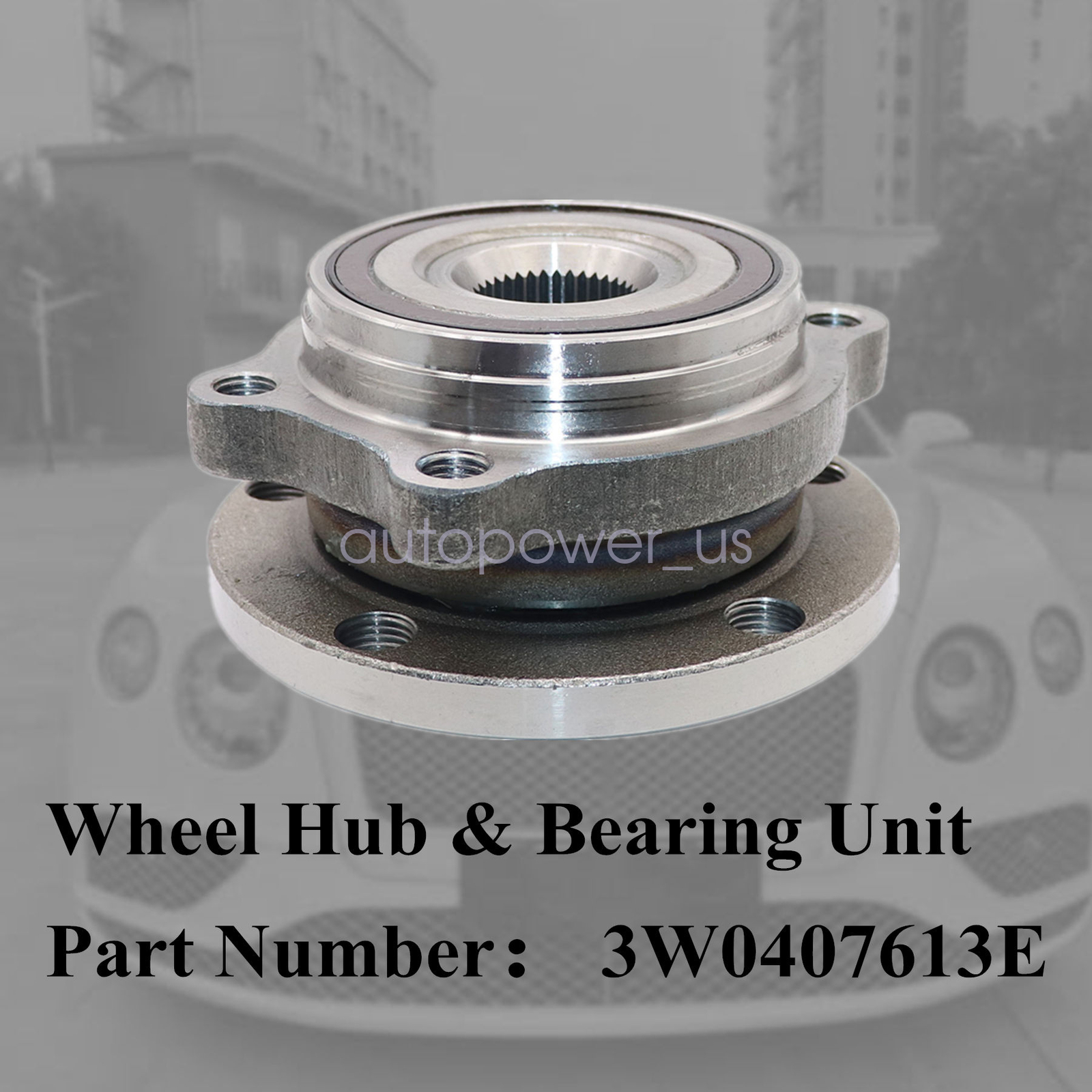 Bentley Continental GT 2004-2018 Hub bearing assembly P/N 3W0407613E