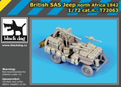 Blackdog Models 1/72 BRITISH SAS CHEVROLET NORTH AFRICA 1942 Resin Detail Set