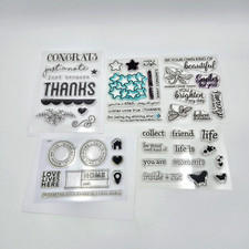 Clear Stamp Lot Lawn Fawn How You Bean? Sentiments Words Studio Calico Crafts