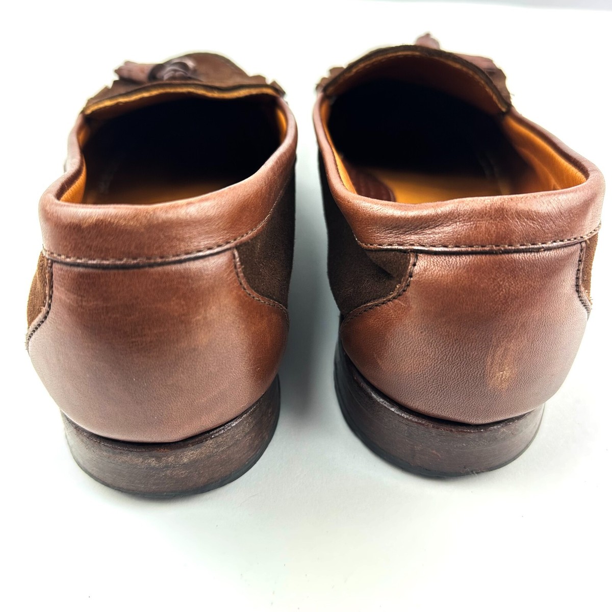 Foot Joy Country Club Casuals leather tassel slip on loafers 8.5 brown cordovan Men main image 2