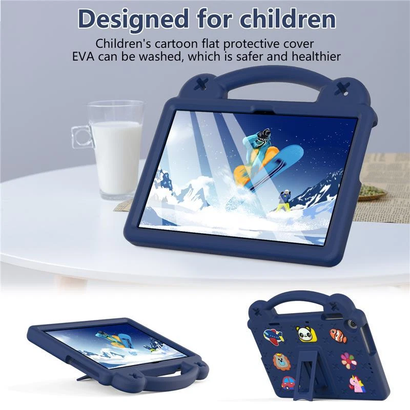 Honor Pad X8 X8 Lite Kids Case Shockproof Heavy Duty Tablet EVA Stand Back Cover - Image 3 of 4
