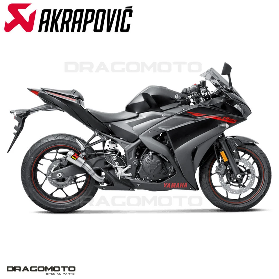 YAMAHA YZF-R25 R3 MT-03 Scarico AKRAPOVIC RC S-Y2SO11-AHCSS - Immagine 2 di 4