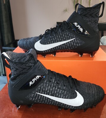 Nike Alpha Menace Elite 2 Black Football Cleats (AO3374-001  display picture 1