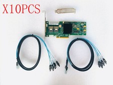 10PCS LSI 9240-8i 6Gbps SAS HBA FW:P20 9211-8i IT Mode ZFS FreeNAS unRAID