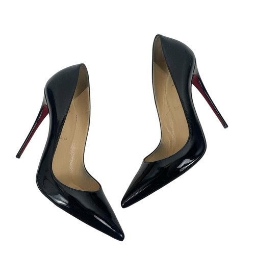 Christian Louboutin So Kate 120 Patent Leather Pumps Black Women Size 39.5 - Picture 7 of 14