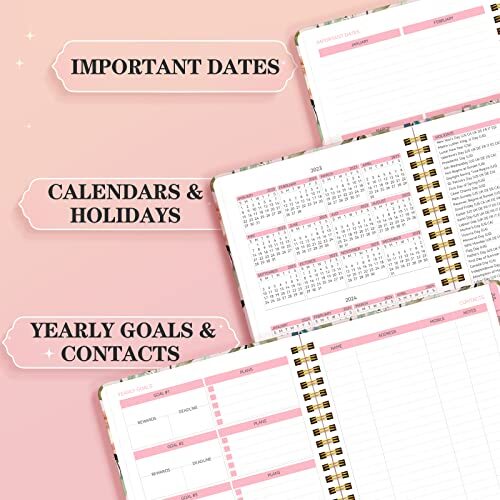 Academic Year Planner 2023-2024 Daily Weekly and Monthly Agenda for Women, - Bild 5 von 7