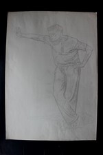 DDR Maler Professor Peuker Wolfgang Bleistift Zeichnung Original  Studien