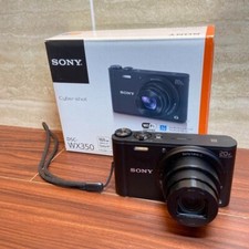Sony Cyber-shot DSC-WX350 18.2MP Digital Camera - Black for