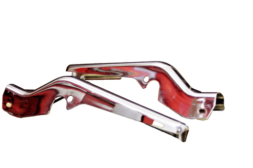 2000-13 Harley fabricante de equipos originales Touring Solftail Heritage cubiertas laterales cromadas. - Imagen 2 de 6