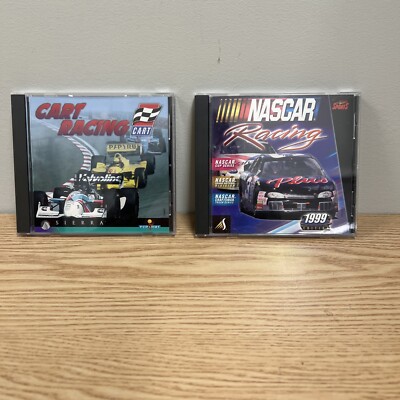 Lot Of 2 Cart Racing (PC Win95, 1997) NASCAR RACING 1999  Sierra 