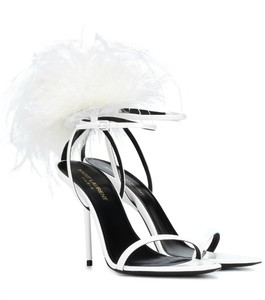 saint laurent feather sandals