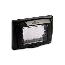 Placca 3 Posti Con Protezione Ip55 Nera Master MASTER 43703