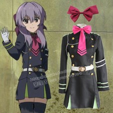Anime Seraph of the End Hiiragi Shinoa Uniform Set Halloween Cosplay Costume