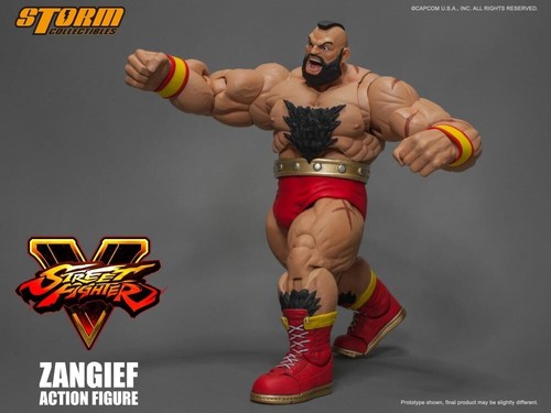 Figura roja Storm Collectibles STREET FIGHTER V ZANGIEF SELLADA buen estado - Imagen 19 de 24