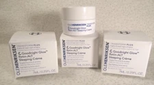 3 X Ole Henriksen Goodnight Glow Retin-ALT Sleeping Creme  .25oz.EACH BOXED