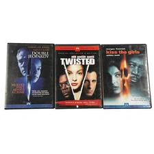 3 Movie DVD Bundle Ashley Judd Double Jeopardy, Twisted, Kiss the Girls