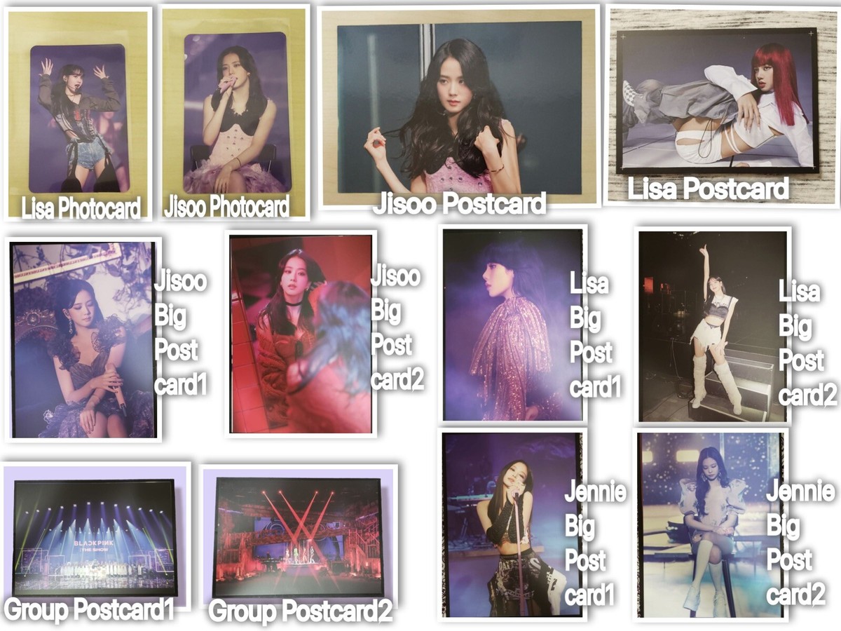 BLACKPINK THE SHOW DVD ジス トレカ ポストカード BLACKPINK Official Photocard / POSTCARD The Show Dvd Jisoo
