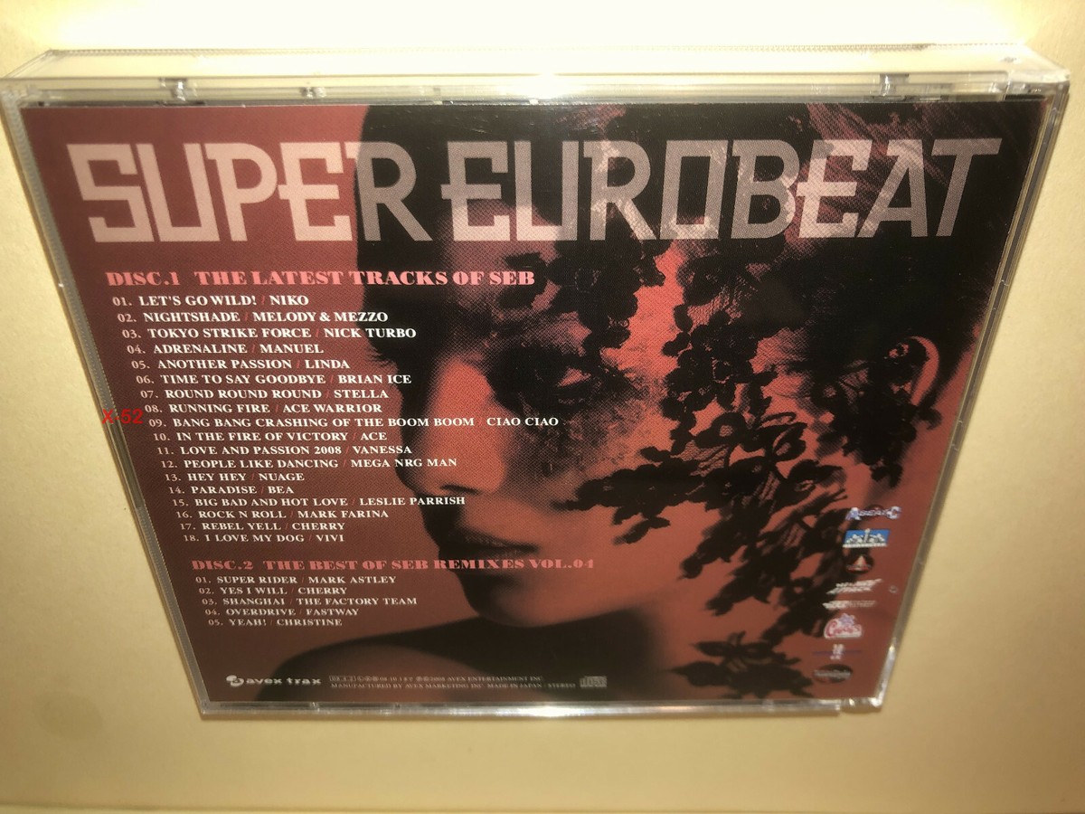 Super Eurobeat 186 CD Niko Brian Ice Melody Mezzo Mark