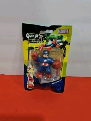 2.5'' Marvel Heroes Goo Jit Zu Mini  Captain America new